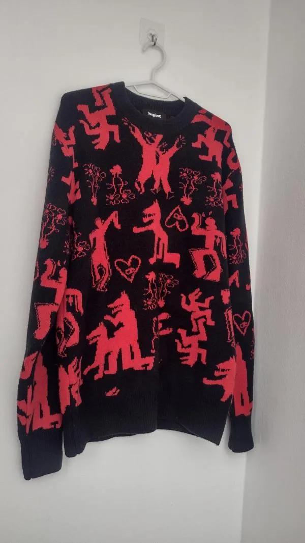 Pulover la baza gâtului Desigual S | Negru - Image 7