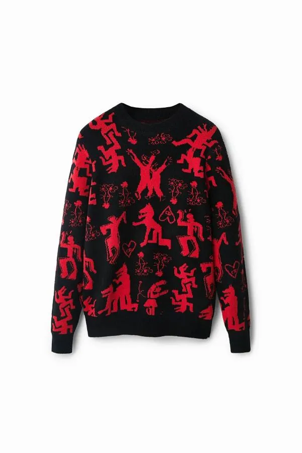 Pulover la baza gâtului Desigual S | Negru - Image 2