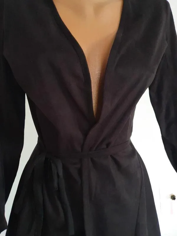 Top camisole San Francisco EU 38 | Negru, Normal, Mânecă lungă - Image 3