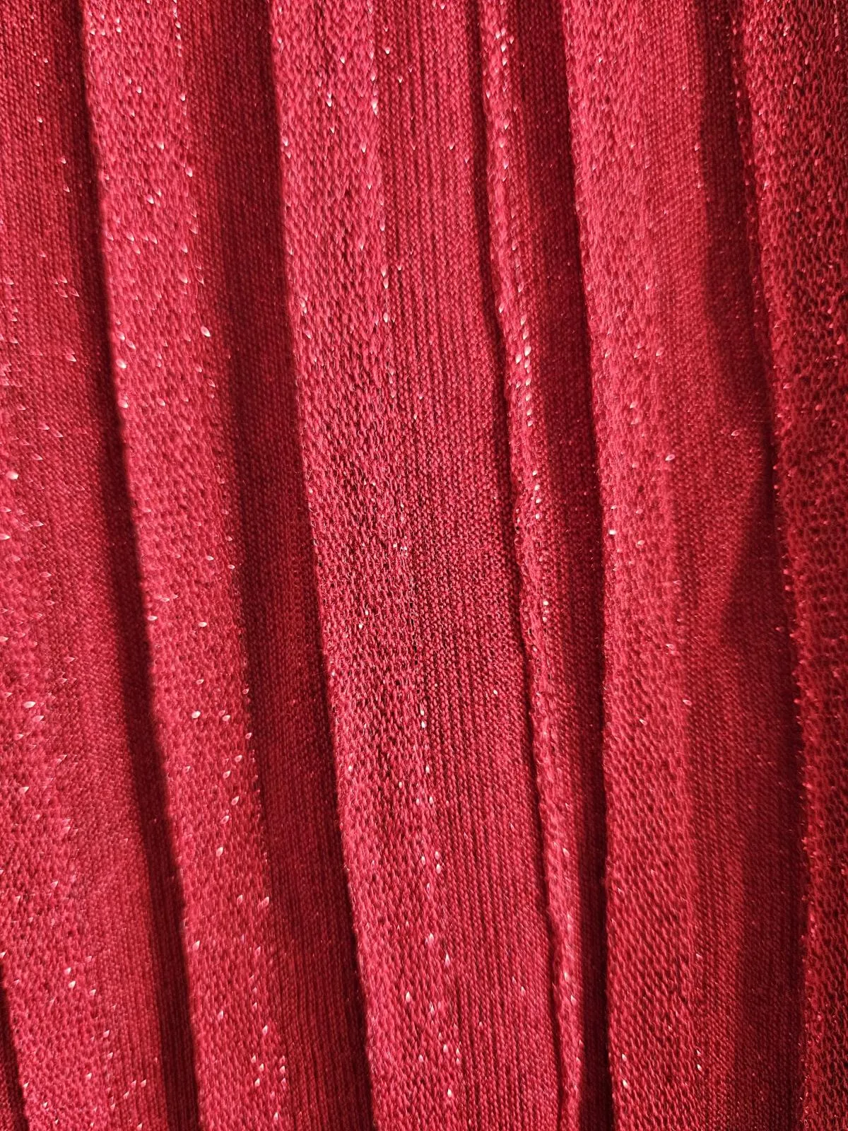 Rochie casual United Colors of Benetton EU 32 | Roșu, Mini, Mânecă scurtă, Petite, Pliuri, Vâscoză - Image 9