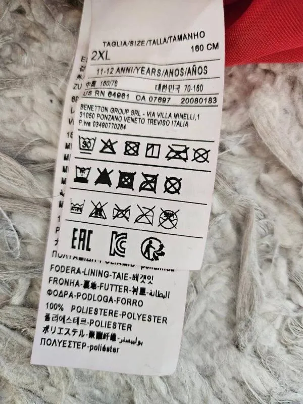 Rochie casual United Colors of Benetton EU 32 | Roșu, Mini, Mânecă scurtă, Petite, Pliuri, Vâscoză - Image 11