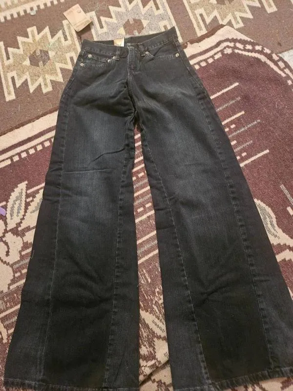 Blugi Levi's EU 32 | Negru, Lungi, Flared (Evazați) fit, Denim - Image 2
