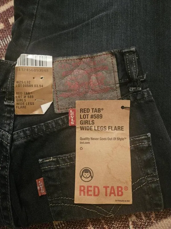 Blugi Levi's EU 32 | Negru, Lungi, Flared (Evazați) fit, Denim - Image 5