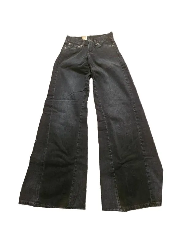 Blugi Levi's EU 32 | Negru, Lungi, Flared (Evazați) fit, Denim