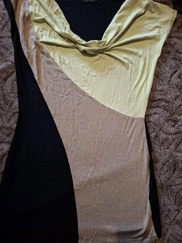 Rochie dreaptă Dorothy Perkins EU 40 | Negru, Mini, Mânecă scurtă, Bumbac - Image 5