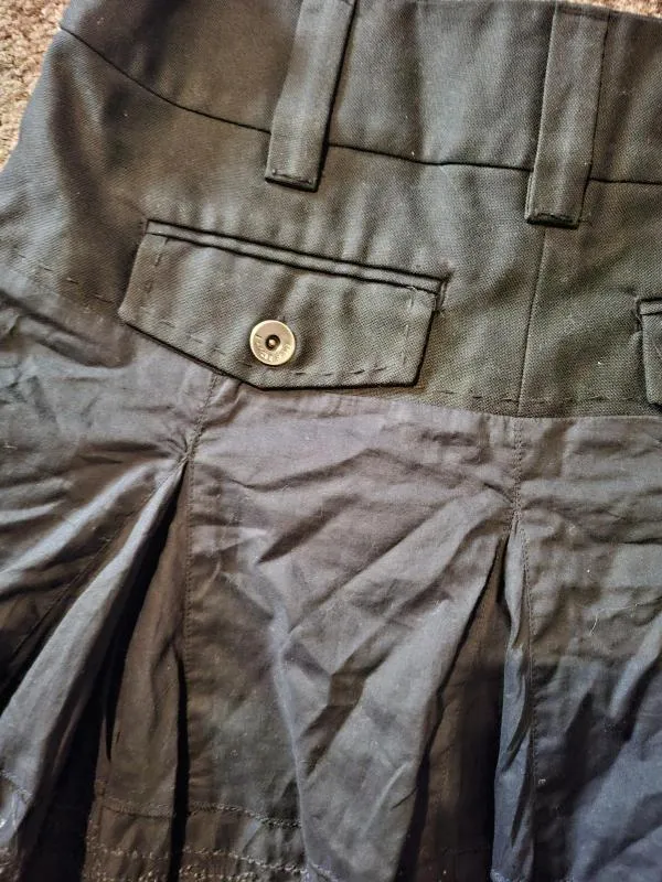 Fustă cloș EU 38 | Negru, Midi, Talie înaltă, Cloș fit - Image 4