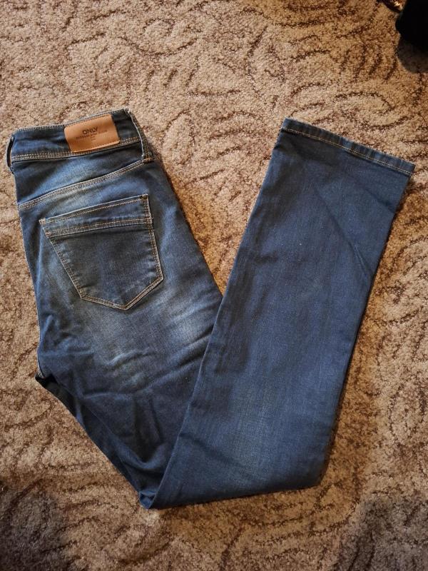 Blugi Only EU 30 | Indigo, Lungi, Talie medie, Denim - Image 2