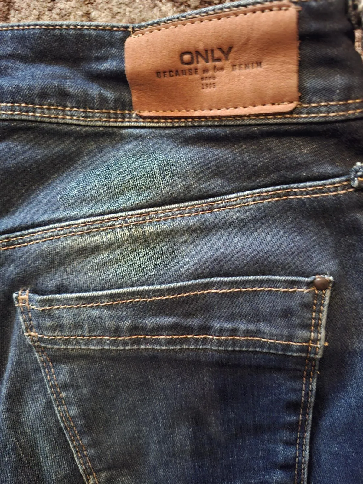 Blugi Only EU 30 | Indigo, Lungi, Talie medie, Denim - Image 3