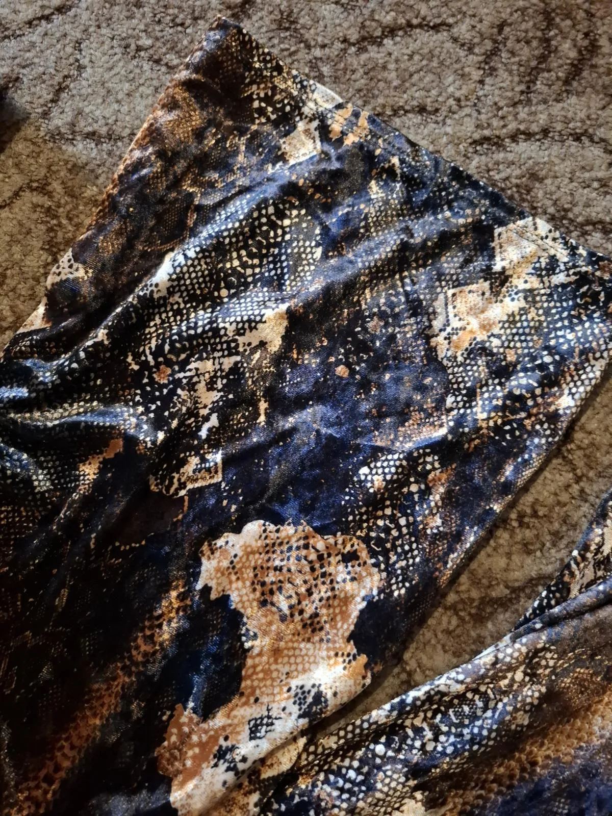 Pantaloni PIAZZA ITALIA EU 38 | Multicolor, Lungi, Talie medie, Straight (Drepți) fit, Animal print - Image 5