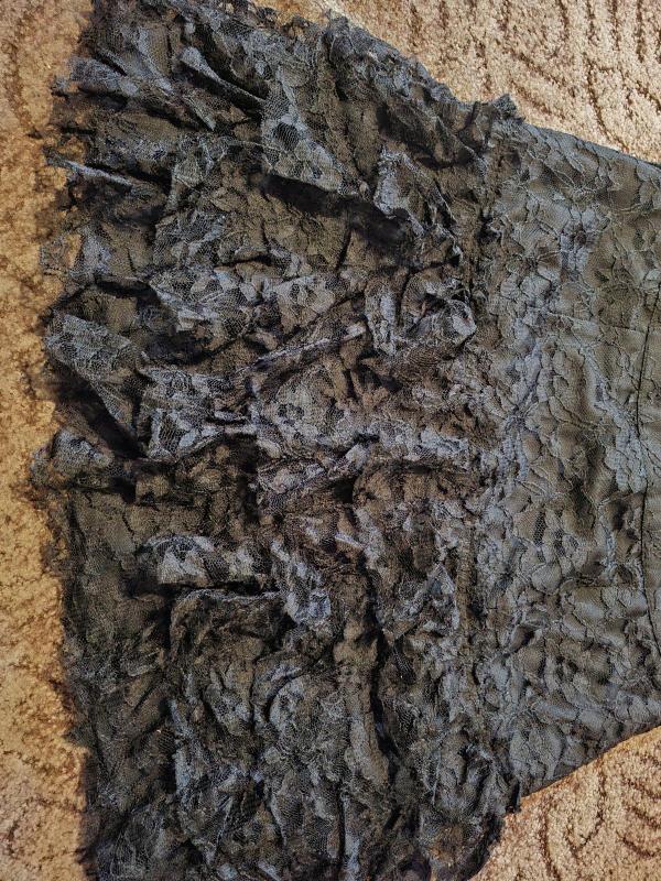 Fustă cu volane H&M EU 42 | Negru, Mini, Cu fit, Dantelă - Image 5