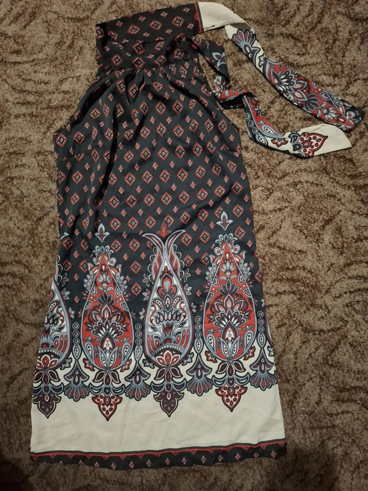 Bluză S | Multicolor, Normal, Fără mâneci, Abstract & Color Block - Image 2
