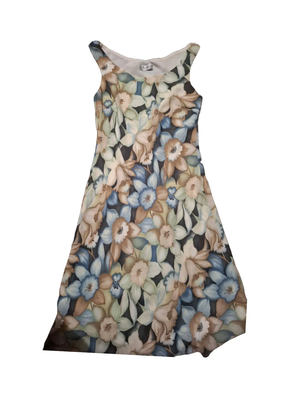Rochie de vară LE SECRET EU 38 | Multicolor, Midi, Fără mâneci, Floral & Tropical