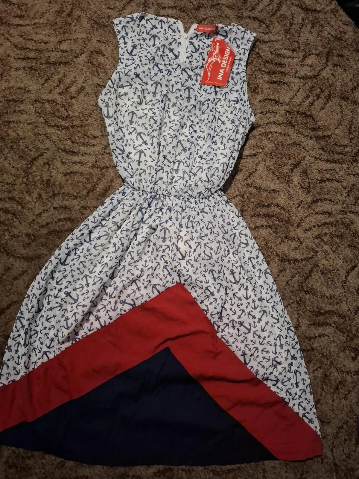 Rochie de vară INA DESIGN EU 36 | Alb, Mini, Fără mâneci - Image 2
