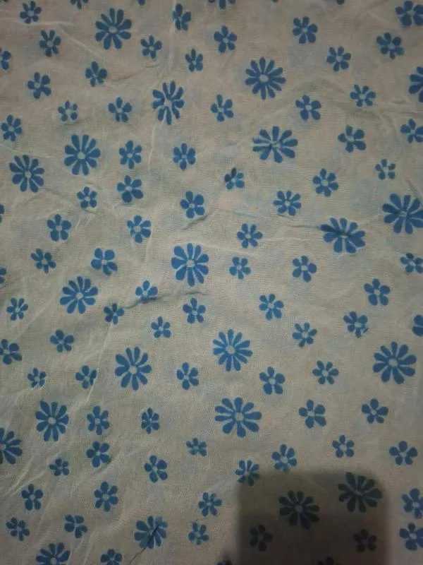 Bluză C&A S | Turcoaz, Normal, Mânecă scurtă, Floral & Tropical, Transparent - Image 3