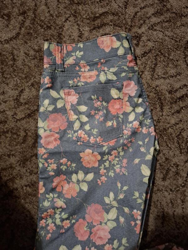 Blugi LON EU 30 | Multicolor, Lungi, Skinny fit, Floral & Tropical, Denim - Image 4
