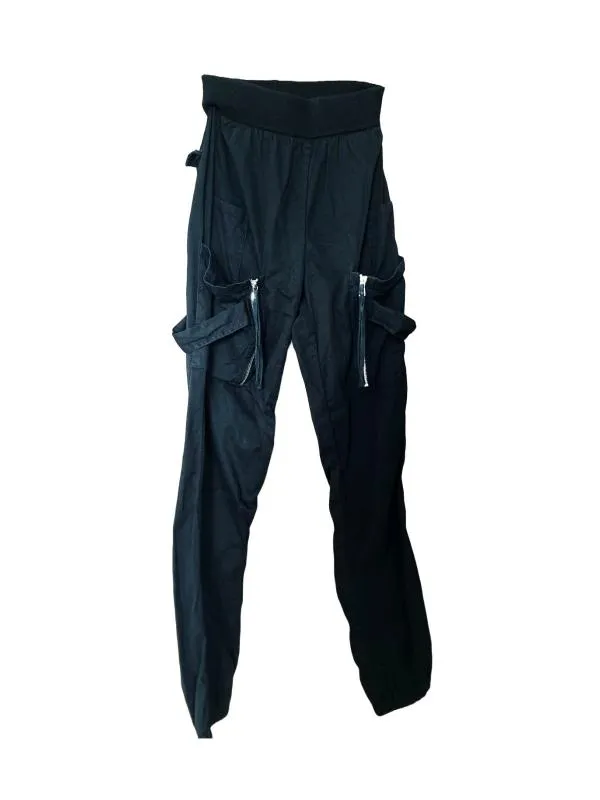 Pantaloni Vagabond Studio EU 34 | Negru, Lungi, Talie medie, Cargo, Bumbac