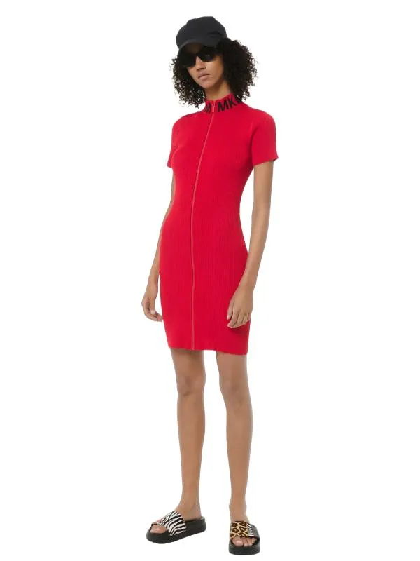 Rochie casual Michael Kors S | Roșu, Mini, Mânecă scurtă
