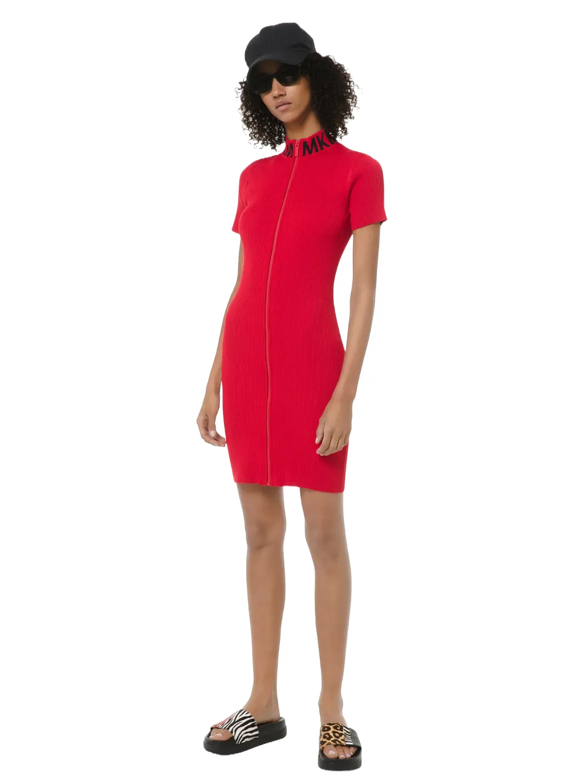 Rochie casual Michael Kors S | Roșu, Mini, Mânecă scurtă