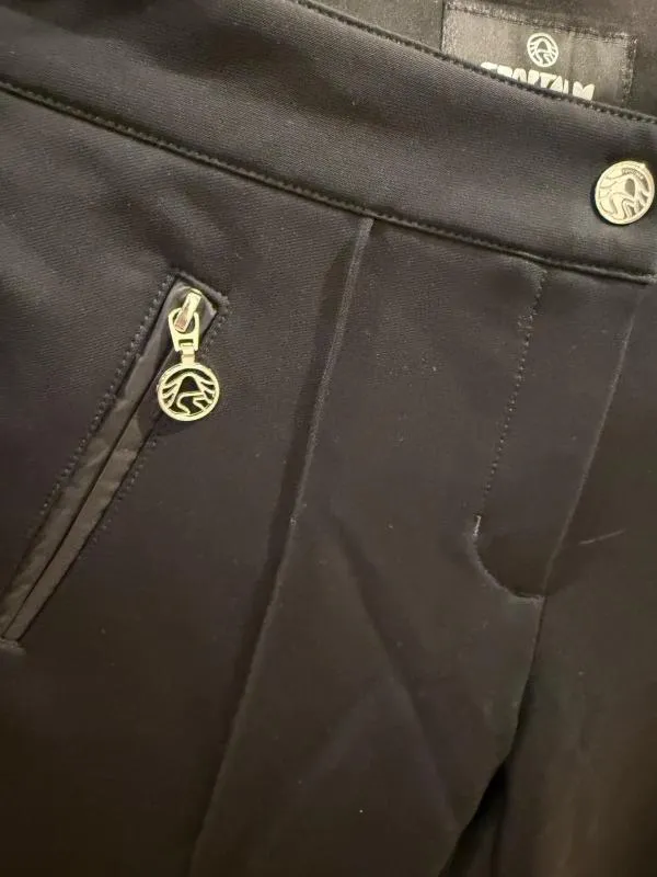 Pantaloni de ski Sportalm EU 36 | Negru, Lungi, Skinny fit, Après-Ski Matlasați, Poliamidă - Image 6