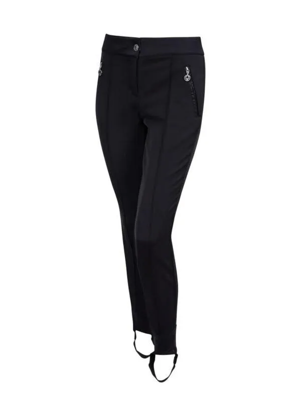 Pantaloni de ski Sportalm EU 36 | Negru, Lungi, Skinny fit, Après-Ski Matlasați, Poliamidă