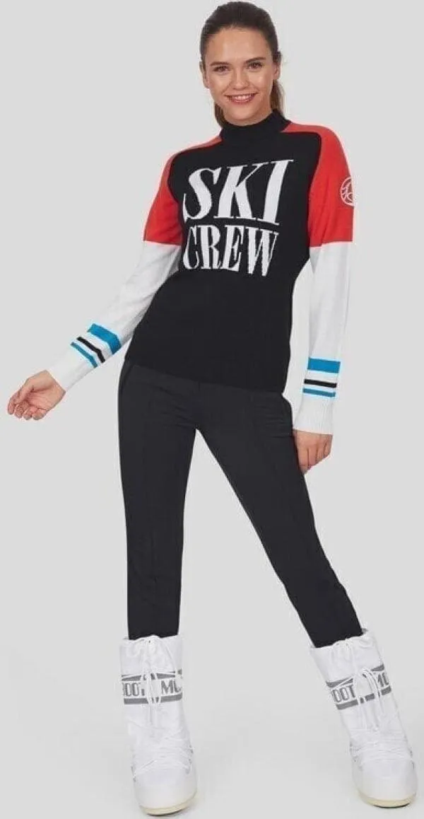 Pantaloni de ski Sportalm EU 36 | Negru, Lungi, Skinny fit, Après-Ski Matlasați, Poliamidă - Image 2