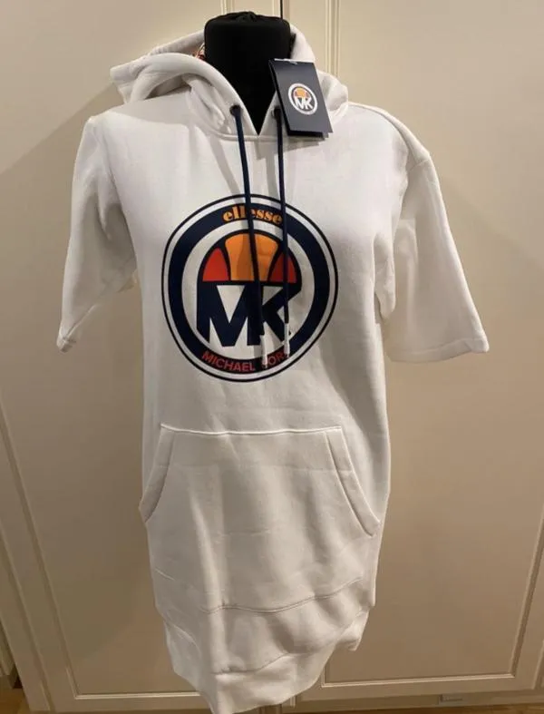 Rochie casual Michael Kors XS | Alb, Mini, Mânecă scurtă, Logo, Bumbac - Image 3
