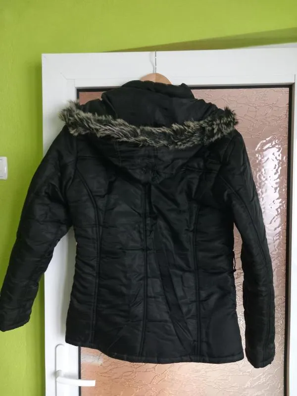 Geacă de iarnă YPZY XXL | Negru, Cu glugă detașabilă - Image 3