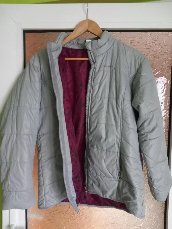 Geacă de primăvară toamnă Quechua XXL | Gri, Fără glugă - Image 3