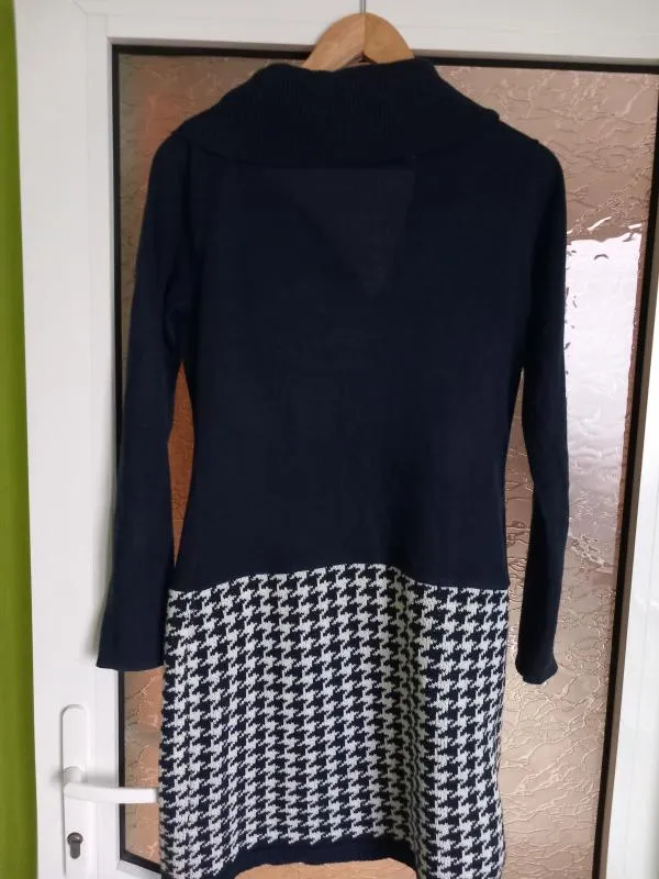 Rochie tricotată Bodyflirt XL | Bleumarin, Mini, Mânecă lungă - Image 2