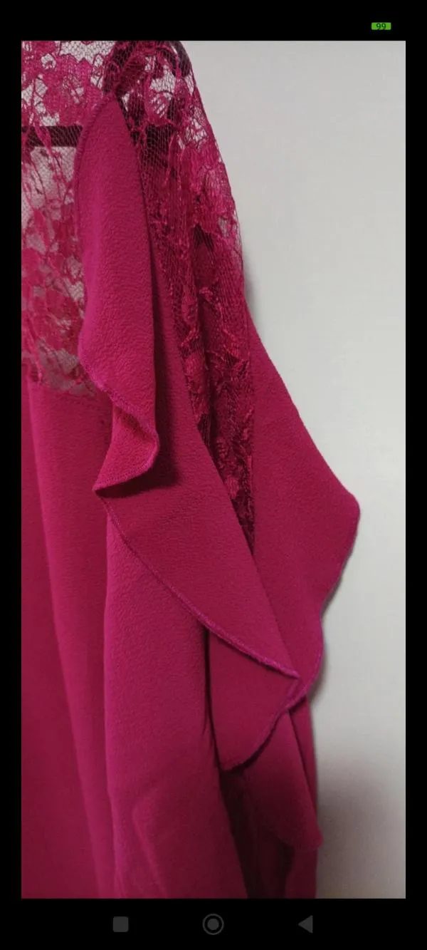 Rochie de ocazie Bodyflirt EU 38 | Burgundy, Mini, Mânecă trei sferturi, Dantelă, Poliester - Image 4
