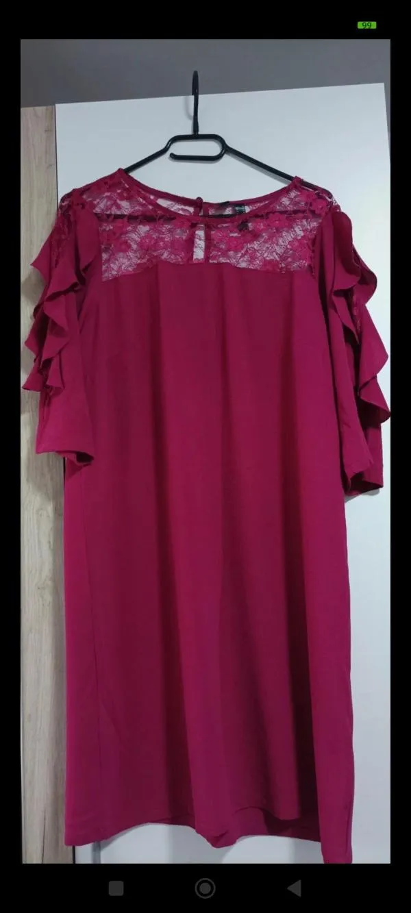 Rochie de ocazie Bodyflirt EU 38 | Burgundy, Mini, Mânecă trei sferturi, Dantelă, Poliester - Image 2