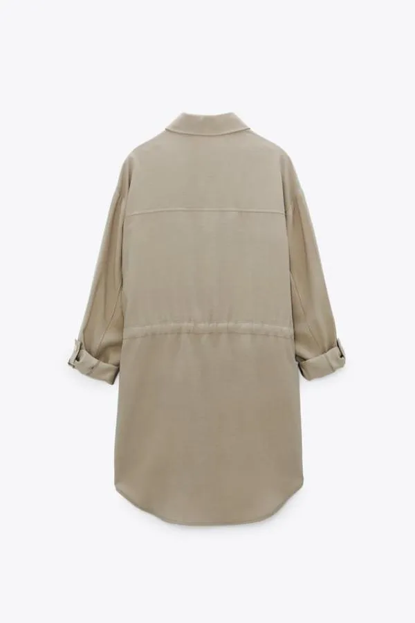 Cămașă Zara XS | Bej, Normal - Image 2