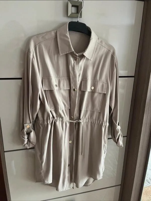 Cămașă Zara XS | Bej, Normal - Image 8