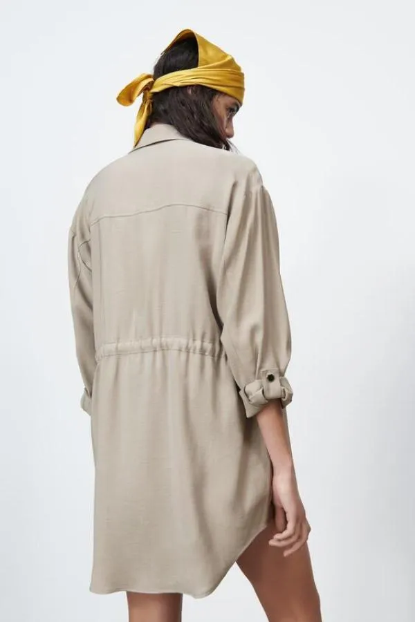 Cămașă Zara XS | Bej, Normal - Image 4