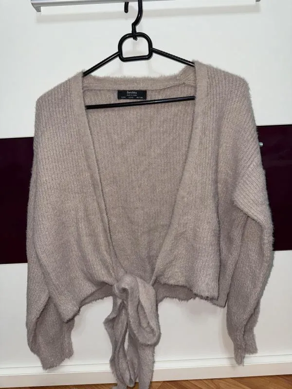 Pulover Bershka S | Bej, Normal, Mânecă lungă, Regular fit - Image 2