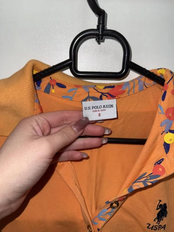 Tricou polo U.S. Polo Assn. S | Portocaliu, Normal, Mânecă scurtă - Image 3
