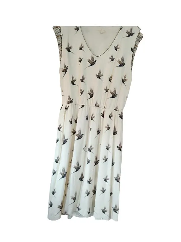 Rochie de vară Esprit EU 40 | Alb, Midi, Fără mâneci