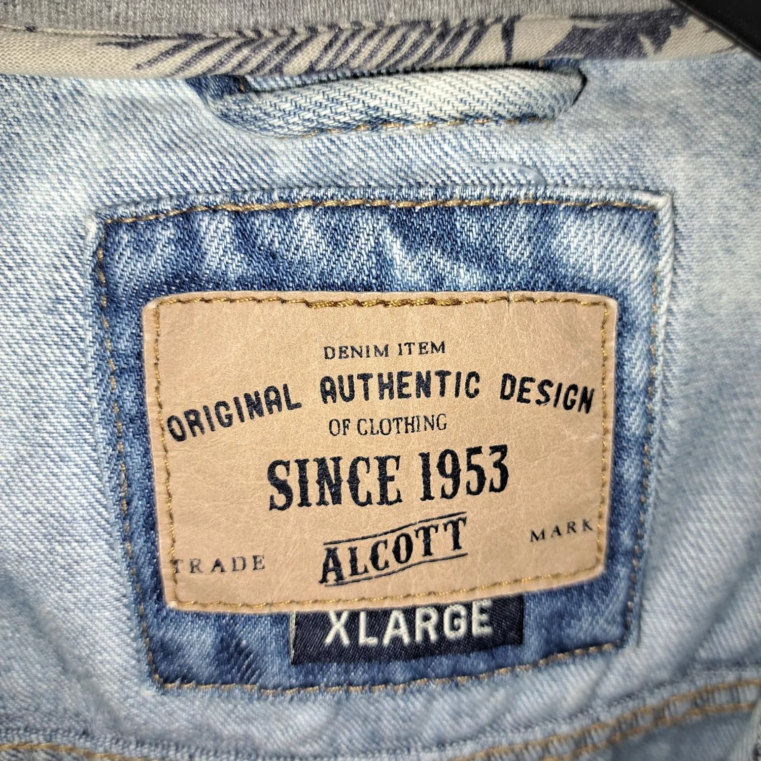 Geacă de blugi Alcott XL | Albastru, Cu glugă, Denim - Image 4