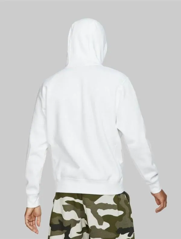 Hanorac Nike M | Alb, Mânecă lungă, Logo, Bumbac - Image 3