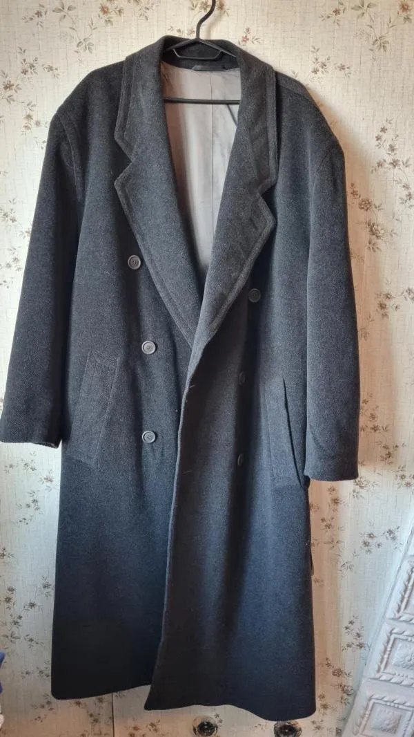 Palton de lână Hugo Boss EU 48 | Negru, Fără glugă, Lână - Image 2