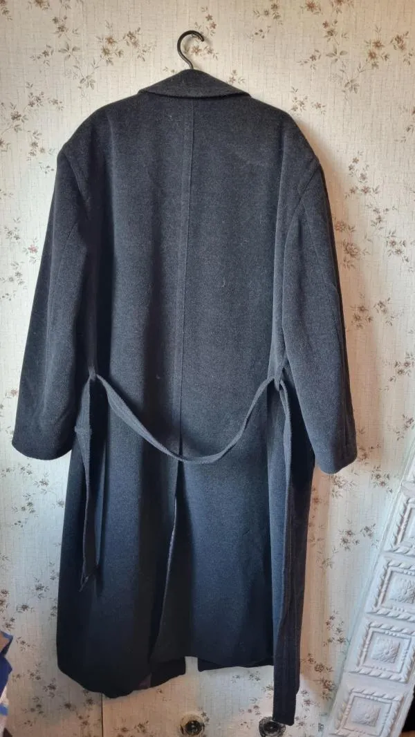 Palton de lână Hugo Boss EU 48 | Negru, Fără glugă, Lână - Image 3