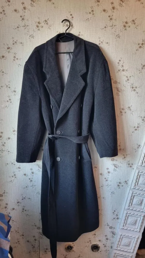 Palton de lână Hugo Boss EU 48 | Negru, Fără glugă, Lână - Image 5