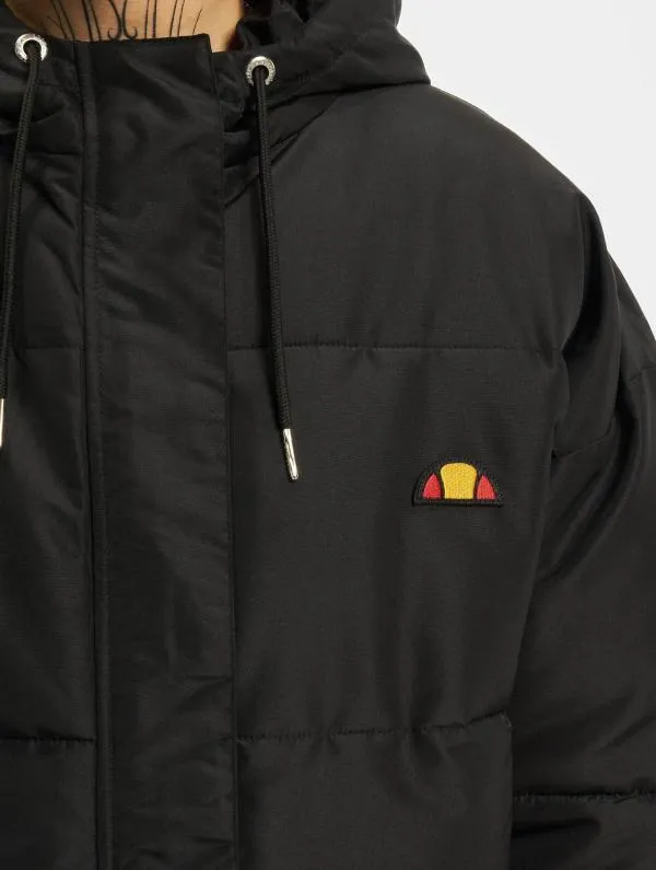 Geacă matlasată Ellesse EU 44 | Negru, Cu glugă, Logo - Image 4