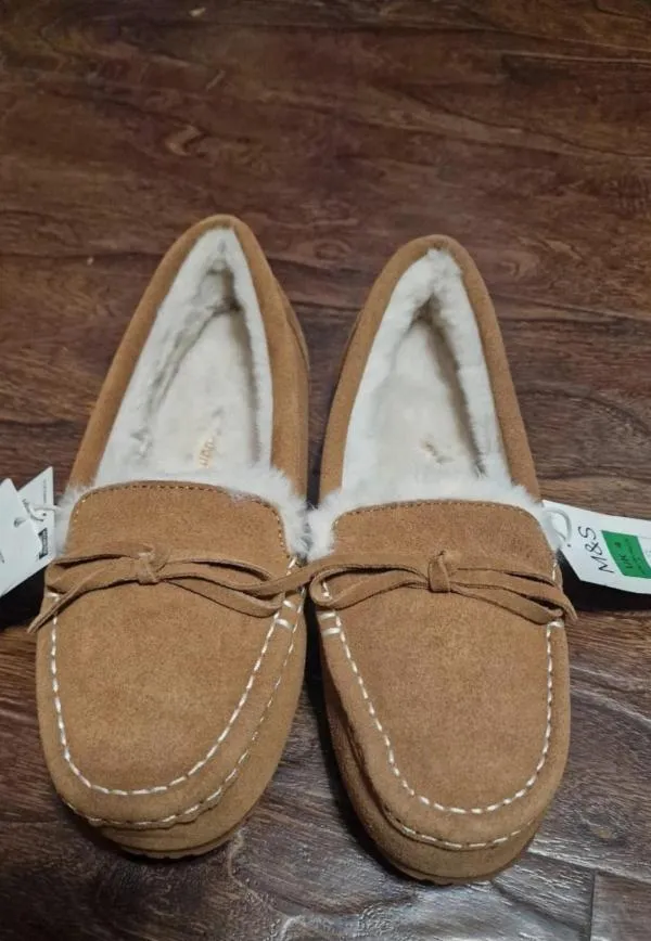 Mocasini Marks & Spencer EU 37 | Caramel, Piele întoarsă Suede - Image 3