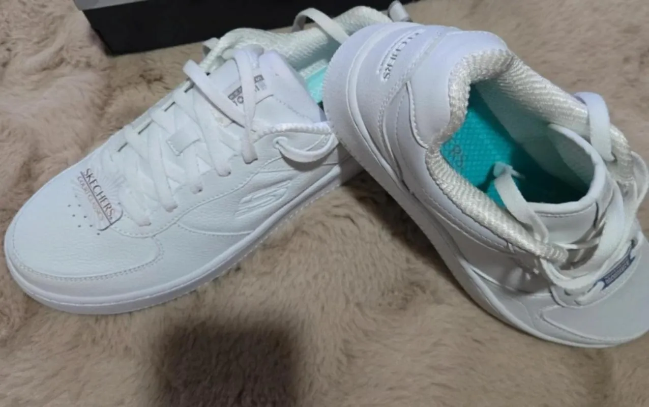 Sneakers Skechers EU 38.5 | Alb, Logo - Image 2