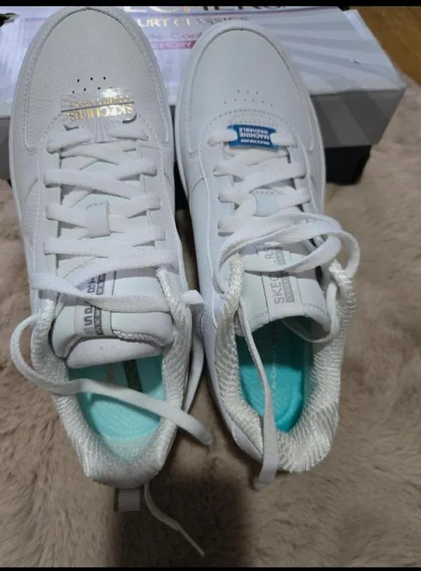 Sneakers Skechers EU 38.5 | Alb, Logo - Image 4