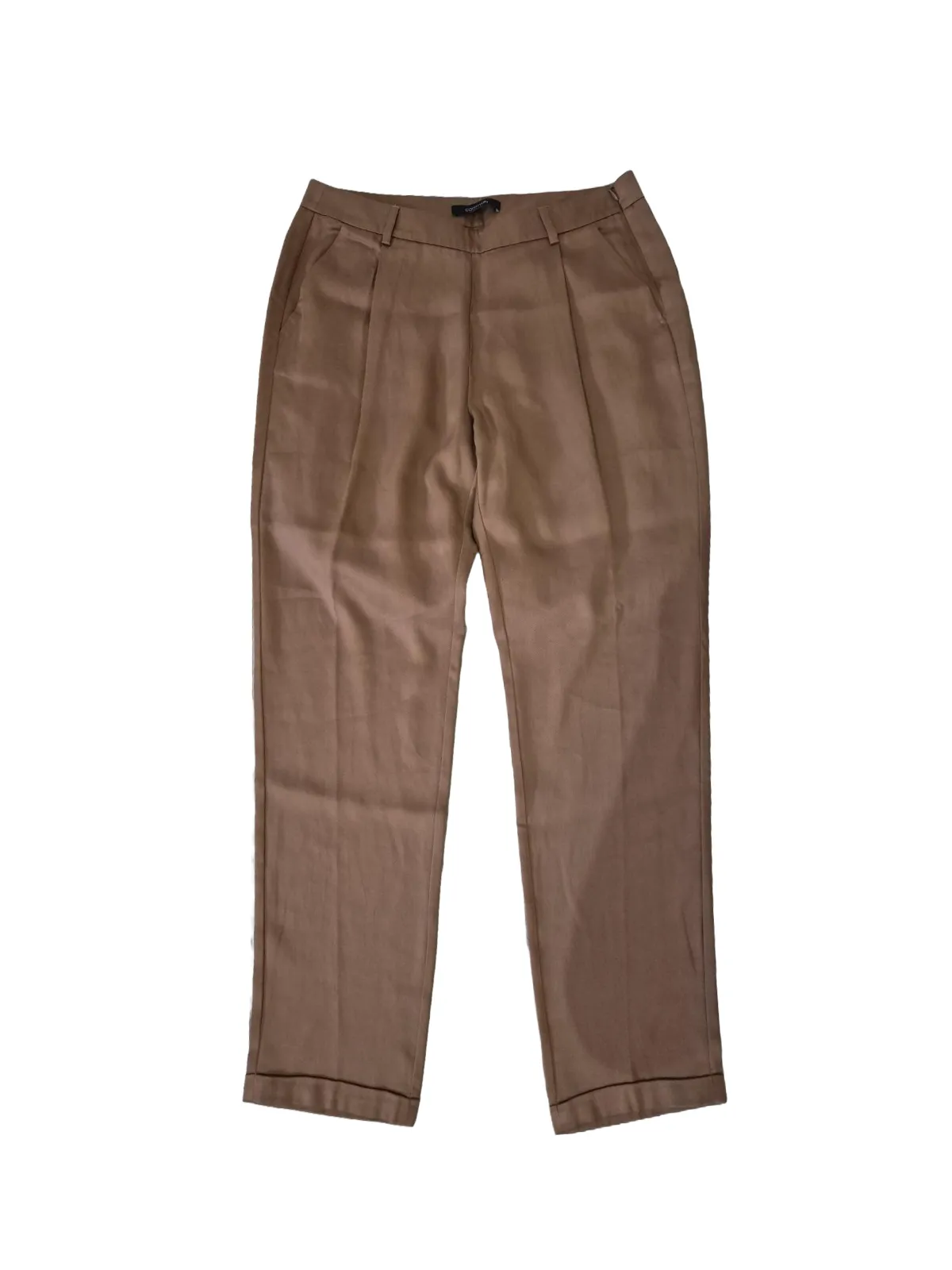 Pantaloni Comma EU 38 | Caramel, Lungi, Tapered (Conici) fit