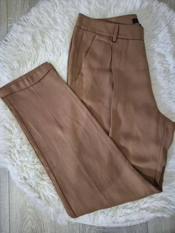 Pantaloni Comma EU 38 | Caramel, Lungi, Tapered (Conici) fit - Image 4