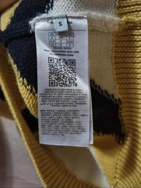 Pulover la baza gâtului Guess EU 36 | Alb, Normal, Mânecă lungă, Regular fit, Lână - Image 7