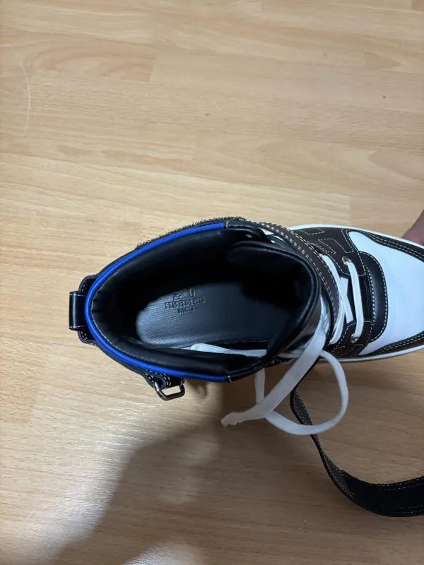 Sneakers Hermès EU 42 | Negru, Piele naturală - Image 5